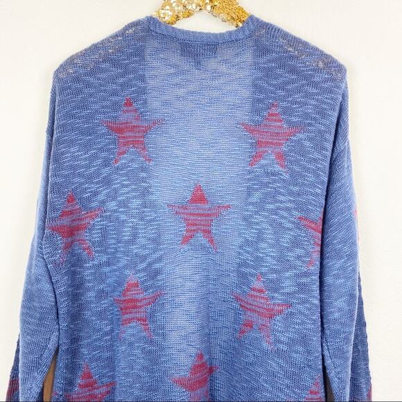 Lane Bryant • Blue And Red Star Cardigan - Picture 15 of 15